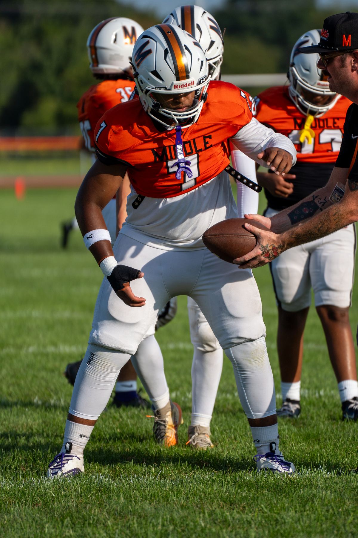 Middle Township football game-day photography