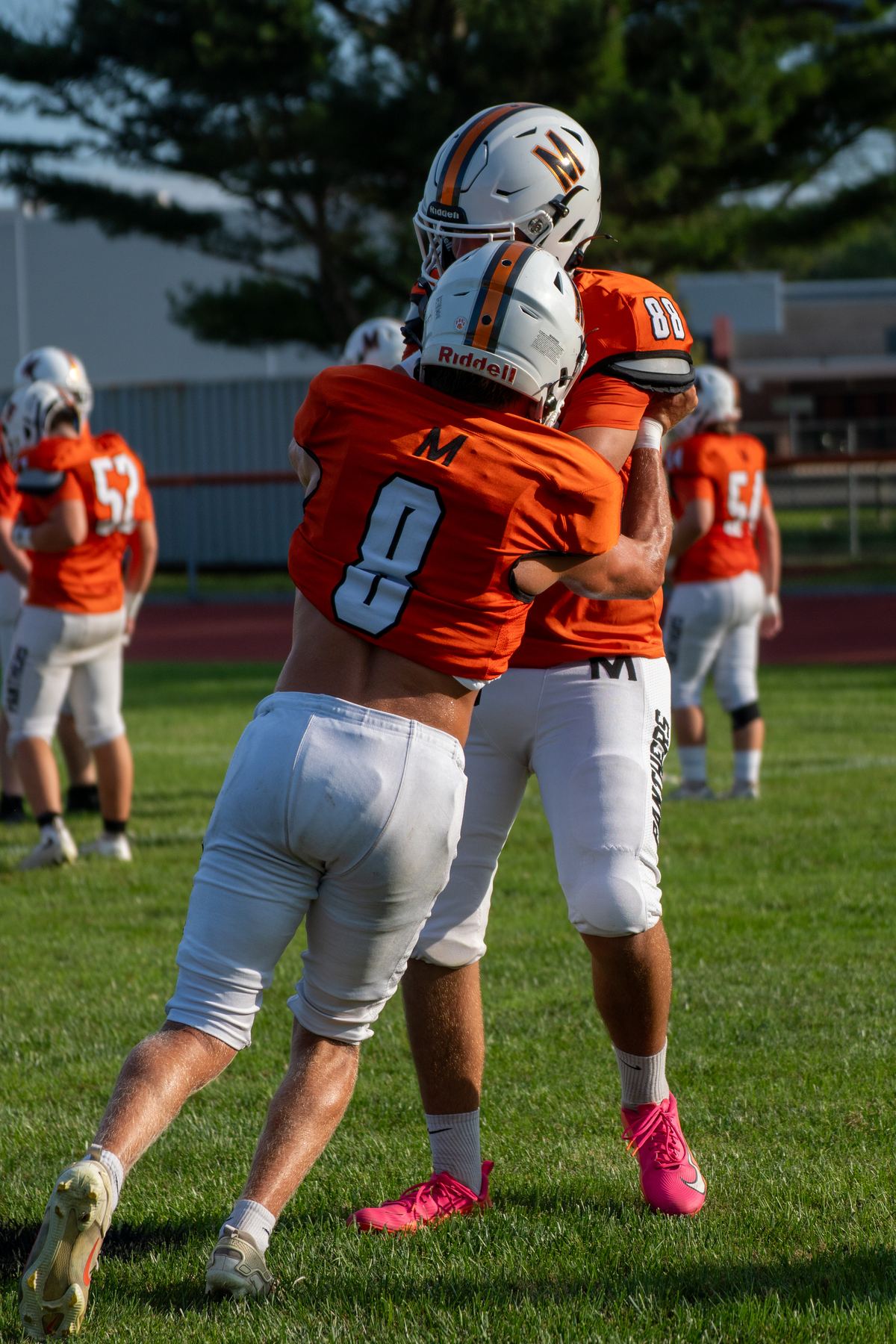 Middle Township football game-day photography